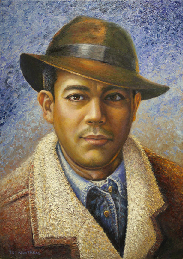 Richard Fernandez Ancheta - oil portrait on canvas - self portrait - Canadian portrait artist, portrait painter, portrait artist, creative designer, airbrush artist - www.richardancheta.com