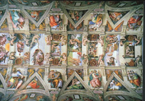 The Ceiling of Sistine Chapel